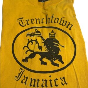 Zion Rootswear Yellow Trench Town Jamaica Tee